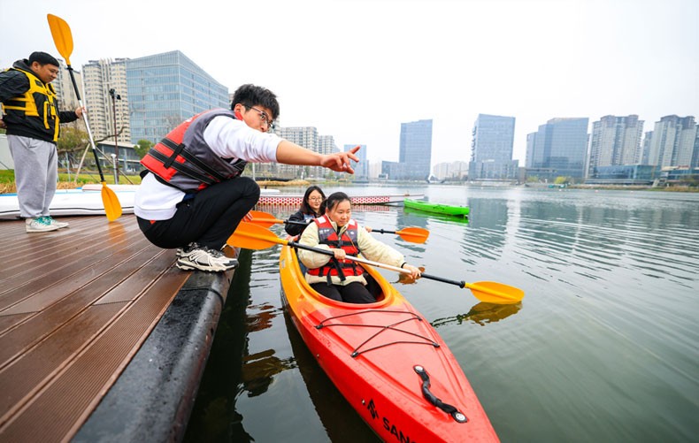 浙江宁波：家门口的水上运动公开课